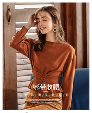 Load image into Gallery viewer, 2018 New brand women's round collar 100 wearing lean sweater urban casual sweater 79067