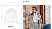 Load image into Gallery viewer, 2018 Autumn and Winter New Boutique Women's Coat Swirl Spindle Little Fragrance Coat Temperance Light Cooked Ladies 'Coat 97127
