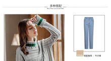Load image into Gallery viewer, Winter 2018 new high collar sweater temperament lady knitted sweater 79020