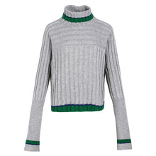 Load image into Gallery viewer, Winter 2018 new high collar sweater temperament lady knitted sweater 79020