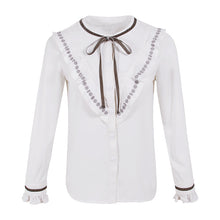 Load image into Gallery viewer, 2018 Autumn new boutique women's dress leader hundred with a down shirt temperament lady shirt female 58919