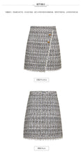 Load image into Gallery viewer, 2018 Autumn Winter new brand women's dress zipper splice spinning irregular skirt temperament lady skirt 28661