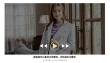 Load image into Gallery viewer, 2018 New brand women's lapel Xiaoxiang temperament women's short coat 97116