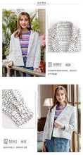 Load image into Gallery viewer, 2018 New brand women's lapel Xiaoxiang temperament women's short coat 97116