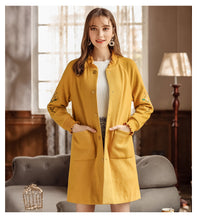 Load image into Gallery viewer, 2018 Autumn and Winter New Fashion Women's Couture Single Duct Long Clothes Casual Knitted Clothes 79088