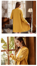 Load image into Gallery viewer, 2018 Autumn and Winter New Fashion Women's Couture Single Duct Long Clothes Casual Knitted Clothes 79088