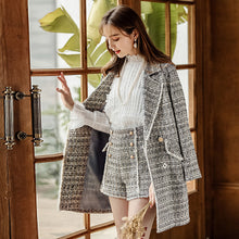 Load image into Gallery viewer, 2018 Autumn and Winter New Boutique Women's Coat Swirl Spindle Little Fragrance Coat Temperance Light Cooked Ladies 'Coat 97127