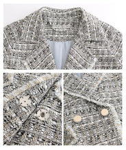 Load image into Gallery viewer, 2018 Autumn and Winter New Boutique Women's Coat Swirl Spindle Little Fragrance Coat Temperance Light Cooked Ladies 'Coat 97127