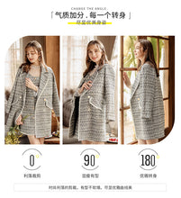 Load image into Gallery viewer, 2018 Autumn and Winter New Boutique Women's Coat Swirl Spindle Little Fragrance Coat Temperance Light Cooked Ladies 'Coat 97127