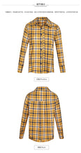 Load image into Gallery viewer, 2019 Autumn Winter New Korean version of women's fashion pattern single buckle jerseys Urban casual shirt female 59083