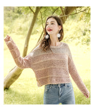 Load image into Gallery viewer, Fall 2018 New Fashion Women's Dresses Lazy Wind Pullovers Sweet Small Fresh Loose Knitwear 79057