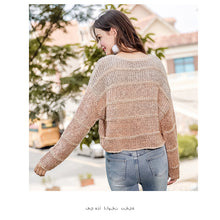 Load image into Gallery viewer, Fall 2018 New Fashion Women's Dresses Lazy Wind Pullovers Sweet Small Fresh Loose Knitwear 79057