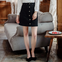 Load image into Gallery viewer, 2018 New Brand Women's Pure Coloured Cowboy Skirt Urban Leisure Skirt 23007