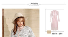 Load image into Gallery viewer, 2018 Winter new women's round collar 9-cent cuff single buckle Baiqi Xiaoxiangfeng jacket 97119
