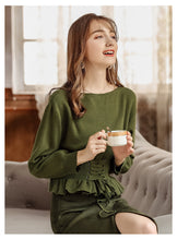 Load image into Gallery viewer, 2018 New brand women's round collar 100 wearing lean sweater urban casual sweater 79067