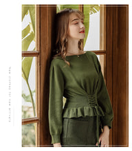 Load image into Gallery viewer, 2018 New brand women's round collar 100 wearing lean sweater urban casual sweater 79067