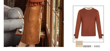 Load image into Gallery viewer, 2008 Autumn and Winter Female Dresses Mid-skirt Ladies Half-length Skirt 28639
