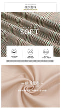 Load image into Gallery viewer, 2019 Autumn Winter new fashion women's clothing can be solved single buckle plaid windbreaker waist waist thin lady coat 97115