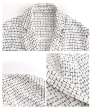 Load image into Gallery viewer, 2018 New brand women's lapel Xiaoxiang temperament women's short coat 97116