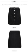 Load image into Gallery viewer, 2018 New Brand Women's Pure Coloured Cowboy Skirt Urban Leisure Skirt 23007