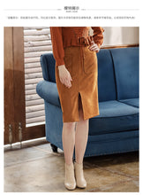 Load image into Gallery viewer, 2008 Autumn and Winter Female Dresses Mid-skirt Ladies Half-length Skirt 28639