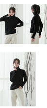 Load image into Gallery viewer, Fall/winter 2018 new Korean version of turtle neck slim solid color bottoming shirt female student pullover sweater 031#