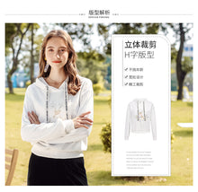 Load image into Gallery viewer, 2019 Autumn winter new brand women's wear INS loose long-sleeved hoodie women leisure hundred jacket 53053