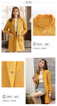 Load image into Gallery viewer, 2018 Autumn and Winter New Fashion Women's Couture Single Duct Long Clothes Casual Knitted Clothes 79088