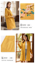 Load image into Gallery viewer, 2018 Autumn and Winter New Fashion Women's Couture Single Duct Long Clothes Casual Knitted Clothes 79088