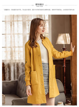 Load image into Gallery viewer, 2018 Autumn and Winter New Fashion Women's Couture Single Duct Long Clothes Casual Knitted Clothes 79088