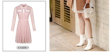 Load image into Gallery viewer, 2018 New brand women's couture lapel thickened long hair coat 97060