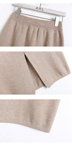 Load image into Gallery viewer, "Clearance seconds kill 56 yuan not to return and not to change" medium-length skirt women's high waist hip knitted A-line skirt 8025