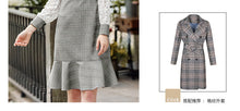 Load image into Gallery viewer, 2018 Autumn and Winter New Women's Style Clover Weaving Lotus Leaf Skirt Sprint Light Dress 69382