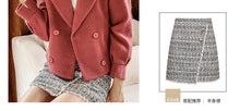 Load image into Gallery viewer, 2018 Winter new women's lapel double-breasted warm coat socialite coat 93061