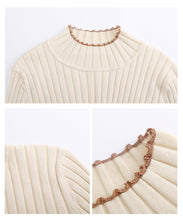 Load image into Gallery viewer, Winter 2018 New Women's Decoration Bottom Sweaters Leisure Bottom Knitted Sweaters 73037