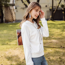 Load image into Gallery viewer, 2019 Autumn winter new brand women's wear INS loose long-sleeved hoodie women leisure hundred jacket 53053