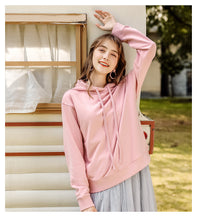 Load image into Gallery viewer, 2008 Autumn and Winter New Fashion Women's Wear Loose Korean Edition Hat Guard Wear Lazy Wind Ins Leisure Coat 53051