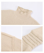 Load image into Gallery viewer, 2018 Winter New Women's Trumpet Sleeve Hanger Wool Coaters 73057
