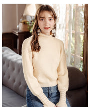 Load image into Gallery viewer, 2018 Winter New Women's Trumpet Sleeve Hanger Wool Coaters 73057