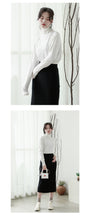 Load image into Gallery viewer, Fall/winter 2018 new Korean version of turtle neck slim solid color bottoming shirt female student pullover sweater 031#