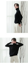 Load image into Gallery viewer, South Korea high collar solid color bottoming shirt slim slim pullover sweater casual thin sweater women 031 fall/winter 2018