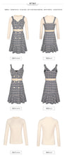 Load image into Gallery viewer, 2018 Autumn and Winter New Fashion Women's Couture Shirt Knitted Shirt Retro Show Thin 100 Skirt Set 83022