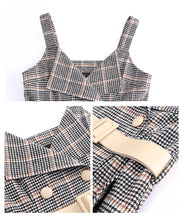 Load image into Gallery viewer, 2018 Autumn and Winter New Fashion Women's Couture Shirt Knitted Shirt Retro Show Thin 100 Skirt Set 83022