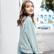Load image into Gallery viewer, 2019 Autumn winter new brand women's wear INS loose long-sleeved hoodie women leisure hundred jacket 53053