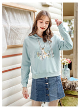 Load image into Gallery viewer, 2019 Autumn winter new brand women's wear INS loose long-sleeved hoodie women leisure hundred jacket 53053