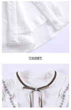 Load image into Gallery viewer, 2018 Autumn new boutique women's dress leader hundred with a down shirt temperament lady shirt female 58919