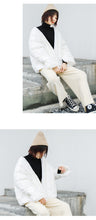 Load image into Gallery viewer, [clearing the warehouse and killing 228 yuan without refund or replacement] 90% of women in short loose down jacket, white down jacket, 2988