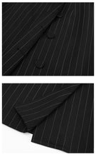 Load image into Gallery viewer, 2018 Autumn and Winter New Boutique Women's Wear Sleeveless Stripes Single Buckle Bottom Skirt Light Cooked Thin Dress 63028