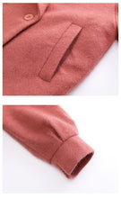 Load image into Gallery viewer, 2018 Winter new women's lapel double-breasted warm coat socialite coat 93061