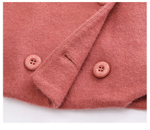 Load image into Gallery viewer, 2018 Winter new women's lapel double-breasted warm coat socialite coat 93061